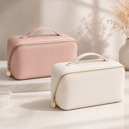 Premium PU Leather Cosmetic Storage Bag