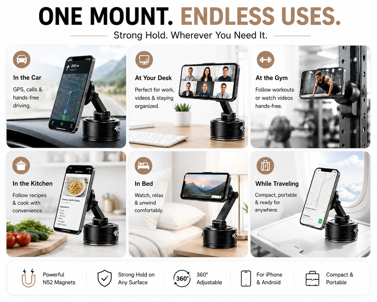 Iron 360° Magnetic Phone Holder -