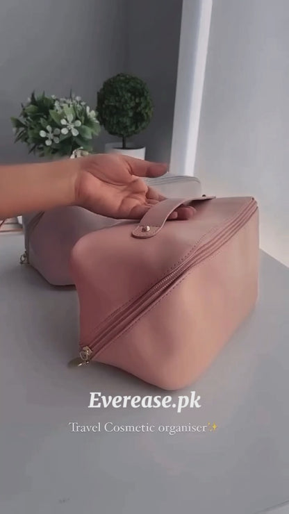 Premium PU Leather Cosmetic Storage Bag
